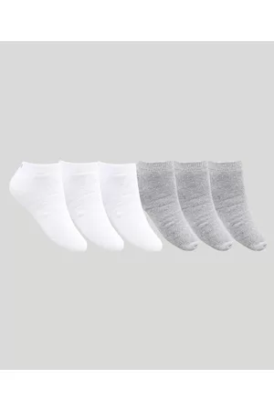 C&A Kit de 6 Meias Masculinas Invisíveis Esportivas Ace Multicor