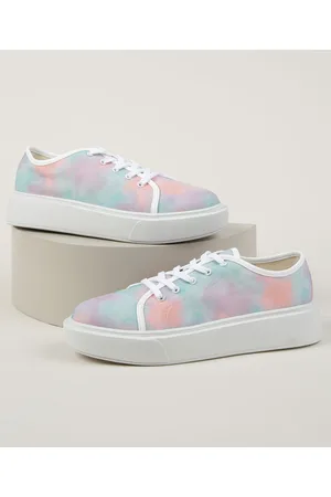 C&A Tênis Feminino Oneself Estampado Tie Dye Multicor