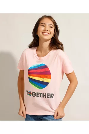 C&A Blusa Juvenil Manga Curta Now United