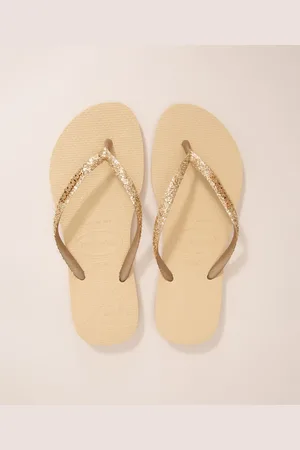 C&A Chinelo slim glitter havaianas
