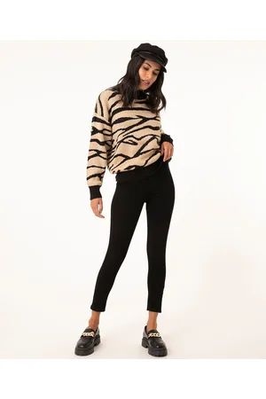 C&A Calça cigarrete de sarja sawary preta