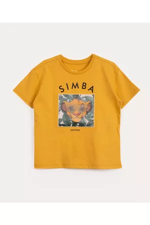 C&A Camiseta infantil manga curta simba