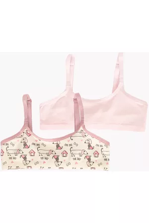 C&A Kit de 2 sutiãs infantil cachorrinho miss delrio multicor