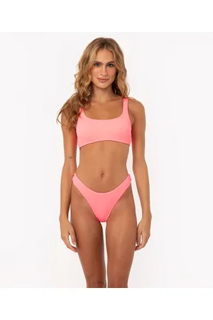 C&A Calcinha asa delta texturizada com proteção uv neon