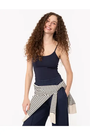 C&A Blusa de algodão peruano alça fina