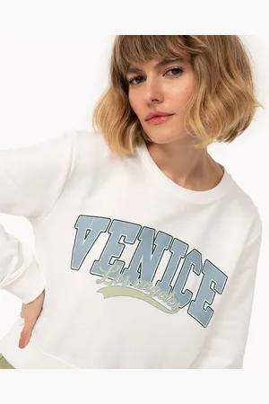 C&A Cropped de moletom los angeles gola redonda