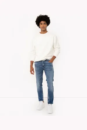 C&A Calça jeans skinny cropped com bolso médio - JEANS MEDIO