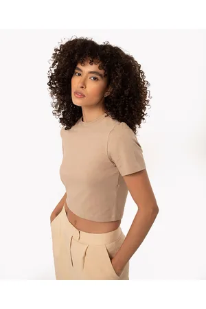 C&A Blusa baby look de algodão peruano
