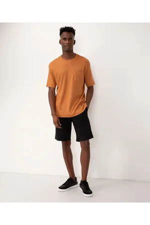 C&A Bermuda reta de sarja com bolso