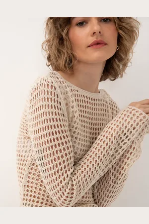 C&A Blusa de tricot manga longa areia