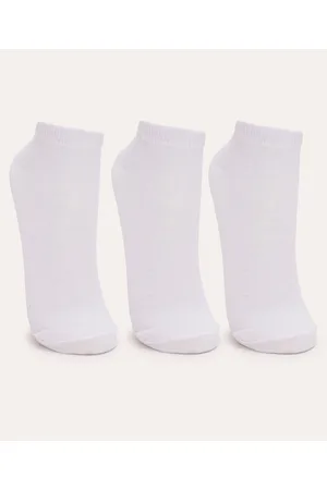 C&A Kit de 3 pares de meias cano baixo