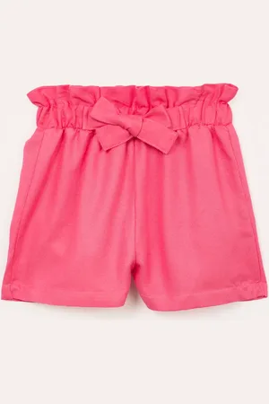 C&A Short de viscose infantil clochard pink