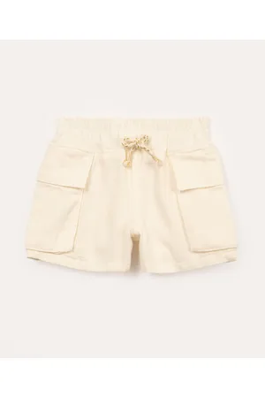 C&A Short de sarja infantil com bolsos cargo