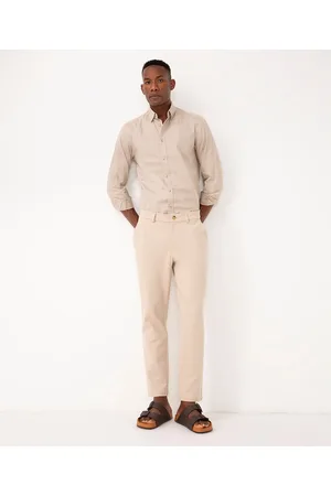 C&A Calça de sarja texturizada