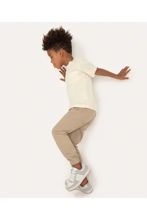 C&A Calça infantil jogger de sarja