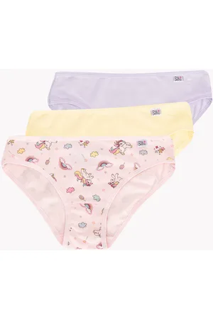 C&A Kit de 3 calcinhas infantil miss delírio multicor