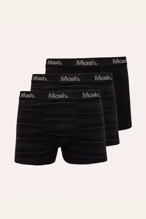 C&A Kit de 3 cuecas boxer listras mash