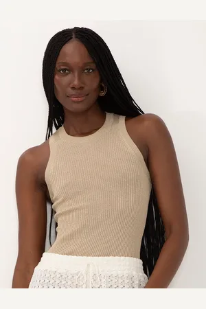 C&A Regata de tricot lurex dourada