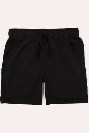 C&A Bermuda juvenil com bolsos e elástico preta