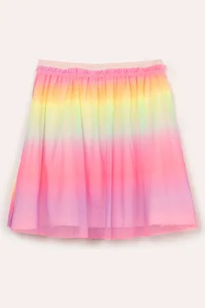 C&A Saia infantil de tule colorido