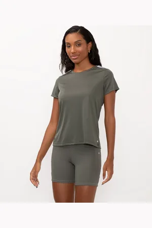 C&A Camiseta manga curta tiras esportiva ace verde