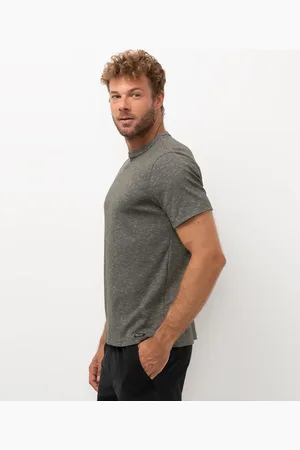 C&A Camiseta de algodão texturizada