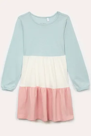 C&A Vestido de algodão infantil três marias colorido