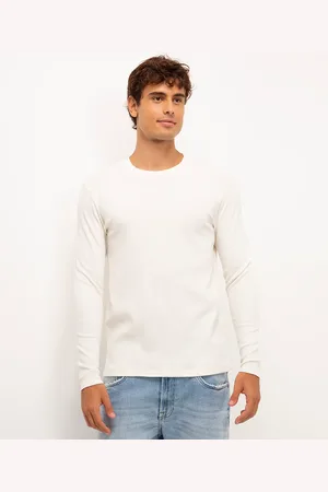 C&A Camiseta canelada manga longa