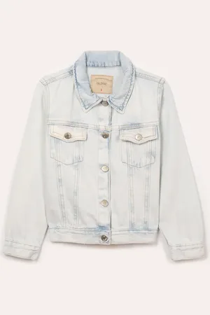 C&A Jaqueta jeans com bolsos azul