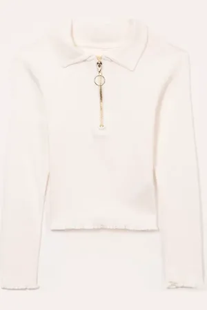 C&A Blusa de algodão infantil fru fru