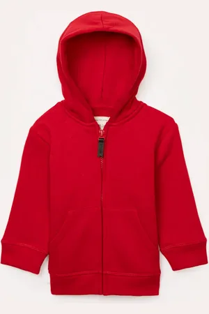 C&A Blusão infantil de moletom com capuz e bolso azul marinho