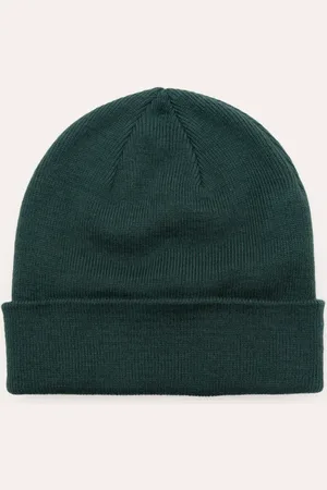 C&A Gorro de tricot com dobra verde