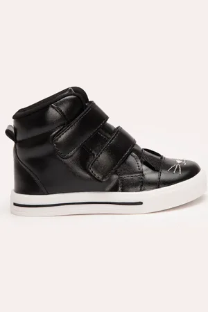 C&A Tênis infantil cano alto gatinho com velcro