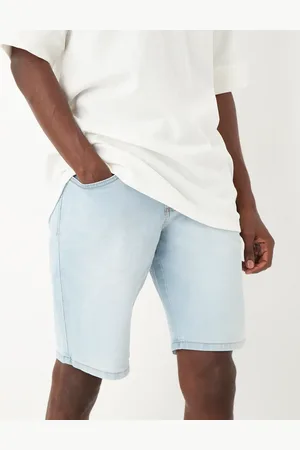 C&A Bermuda jeans reta azul claro