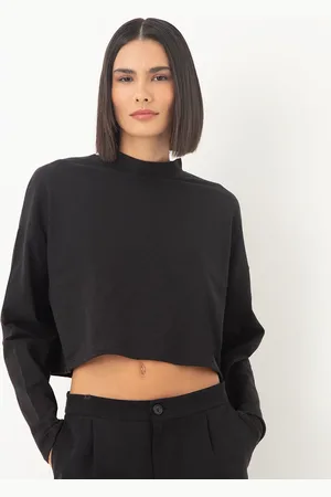 C&A Blusa texturizada de algodão manga longa