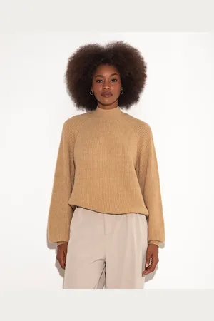 C&A Suéter de tricot canelado mindset bege