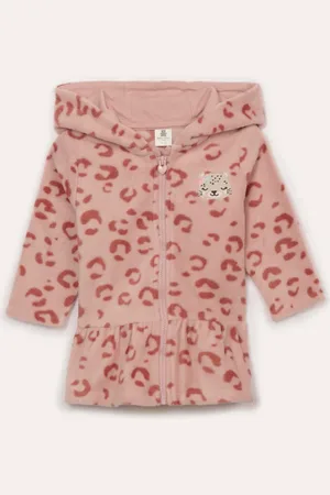 C&A Casaco de fleece infantil onça com capuz