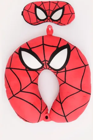 C&A Kit de apoio de pescoço homem aranha com máscara de dormir