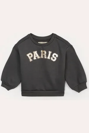 C&A Blusão de moletom infantil paris cinza