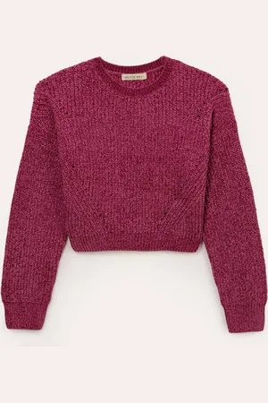 C&A Suéter de tricot chenille juvenil rosa