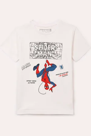 C&A Camiseta de algodão manga curta homem aranha