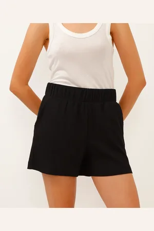 C&A Short curto cós com elástico texturizado