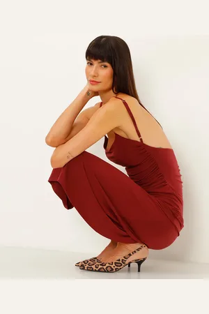 C&A Scarpin animal print bico fino salto baixo oneself