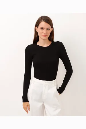 C&A Blusa alongada de tricot canelado