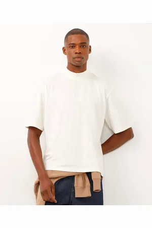 C&A Camiseta de algodão peruano gola alta