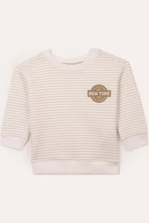 C&A Blusão de moletom infantil listrado