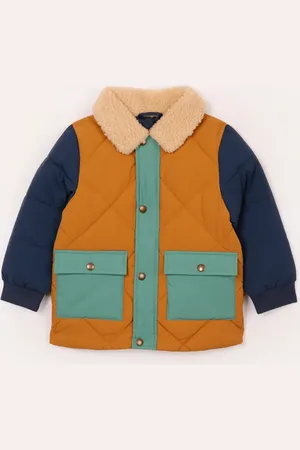 C&A Jaqueta bomber infantil com bolsos colorida