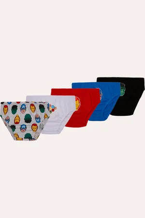C&A Kit de 5 cuecas infantil avengers colorido