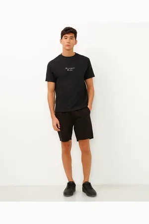 C&A Bermuda de sarja jogger com bolsos preta