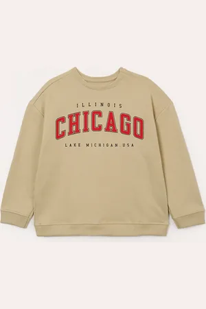 C&A Blusão de moletom infantil chicago bege